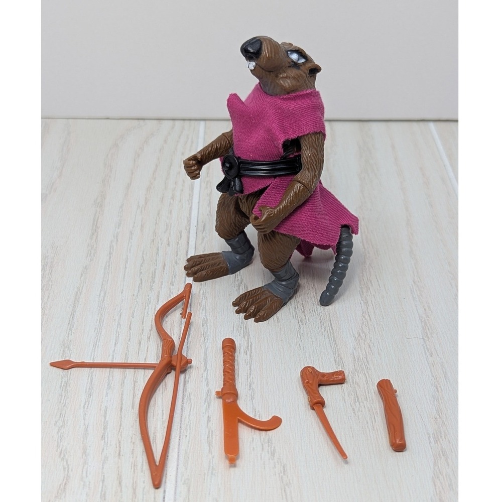 Playmates Master Splinter Action Figure TMNT Vintage Mutant Ninja Turtles READ